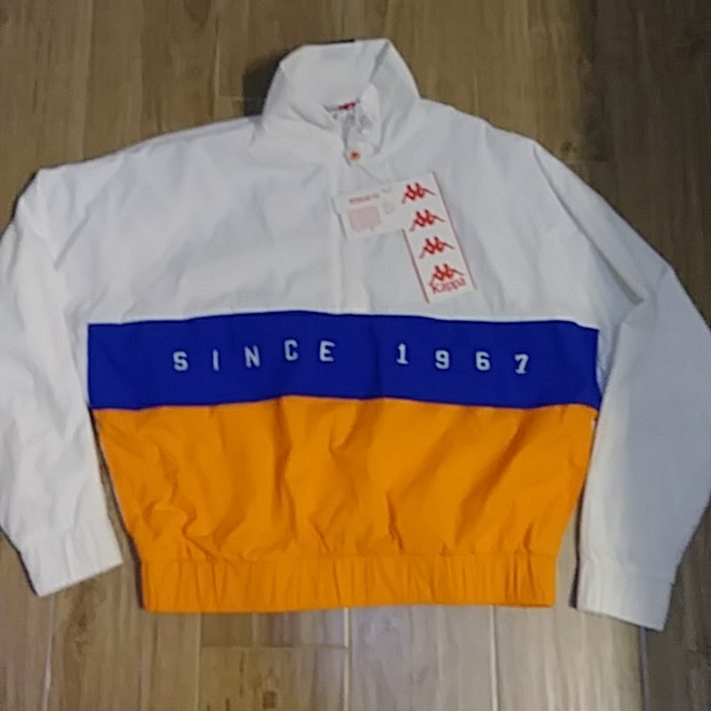 Kappa windbreaker lightweight jacket soccer Italia sz xs